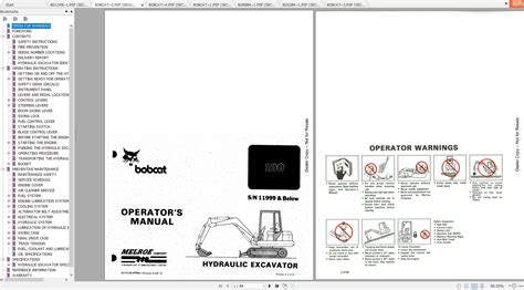 bobcat 76 mini excavator manual|bobcat manuals pdf.